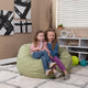 Green Dot |#| Oversized Green Dot Refillable Bean Bag Chair for All Ages