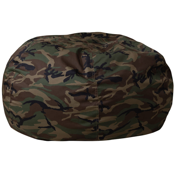 Camouflage |#| Oversized Camouflage Refillable Bean Bag Chair for All Ages