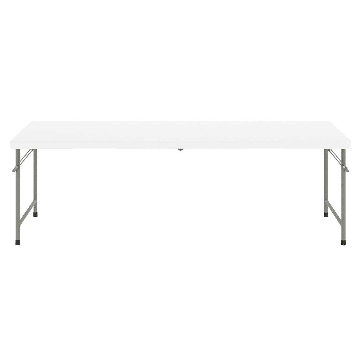 Granite White |#| Indoor/Outdoor Granite White Kids Bi-Fold Plastic Folding Table - 30x60
