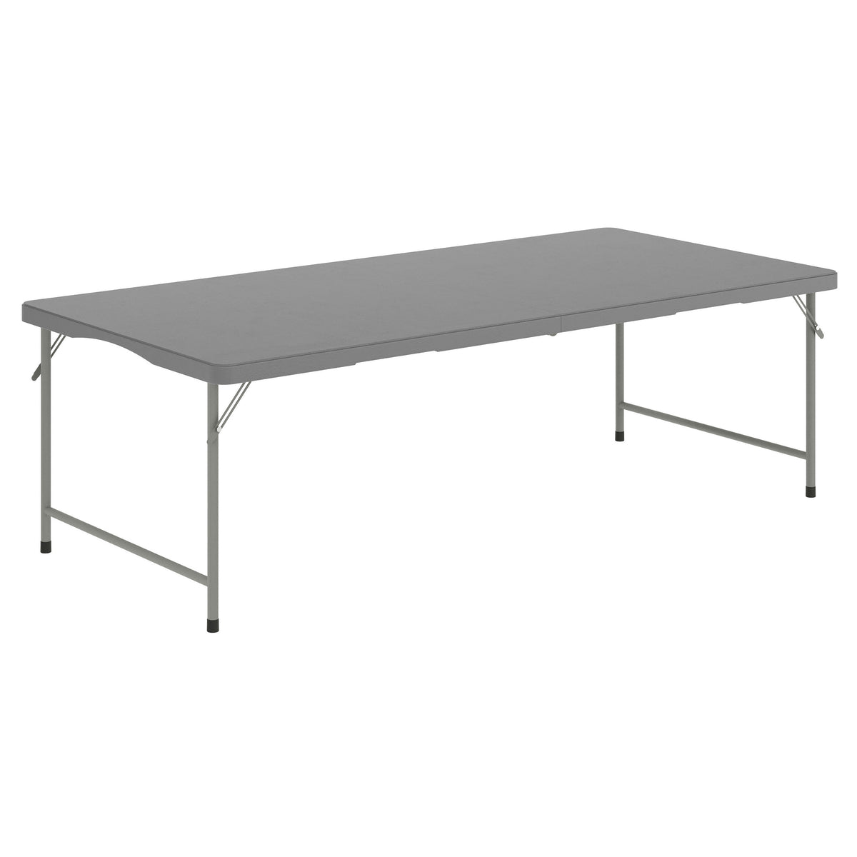 Granite Gray |#| Indoor/Outdoor Granite Gray Kids Bi-Fold Plastic Folding Table - 30x60