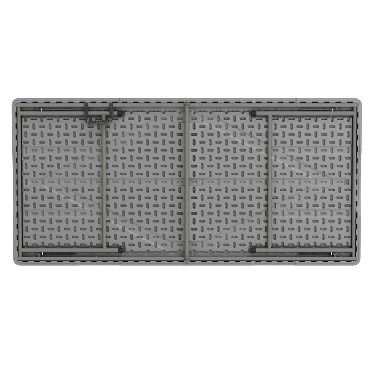Granite Gray |#| Indoor/Outdoor Granite Gray Kids Bi-Fold Plastic Folding Table - 30x60