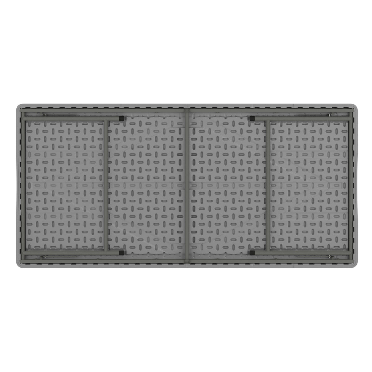 Granite Gray |#| Indoor/Outdoor Granite Gray Kids Bi-Fold Plastic Folding Table - 30x60