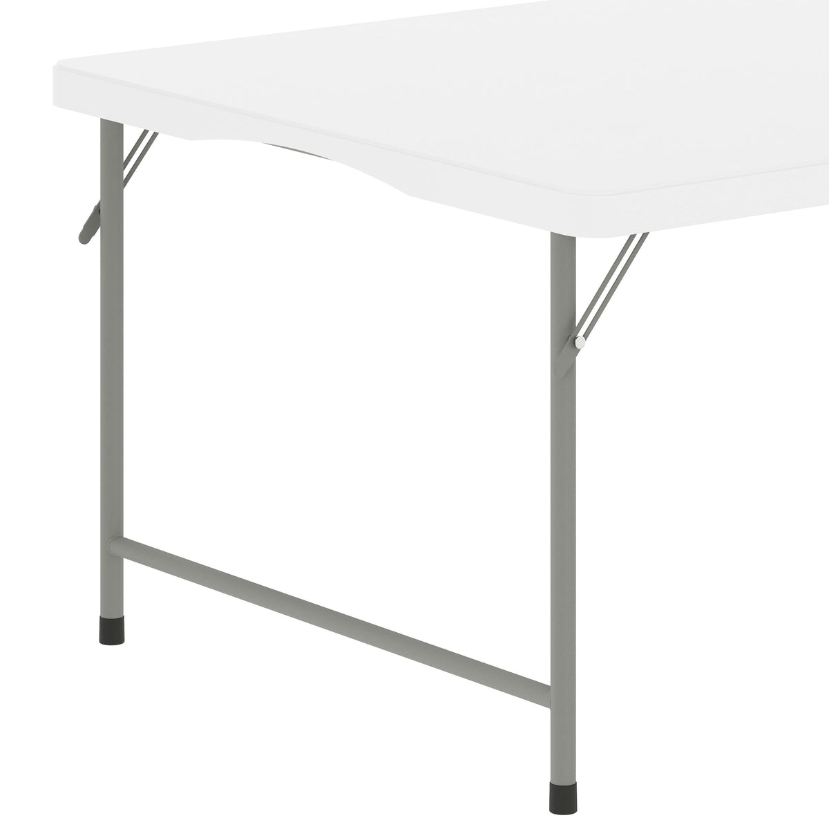Granite White |#| Indoor/Outdoor Granite White Kids Bi-Fold Plastic Folding Table - 30x60