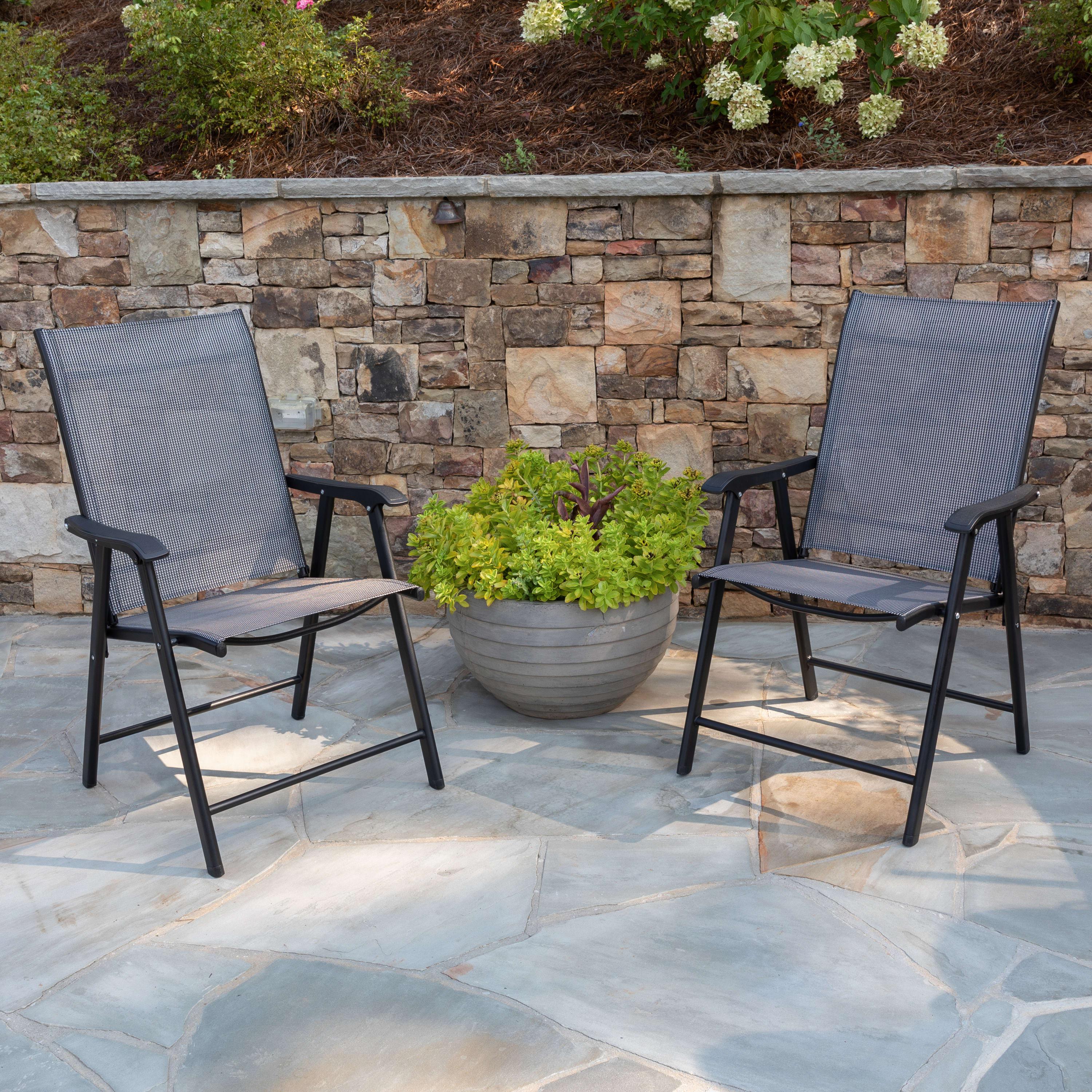 Patio furniture deals sling chairs