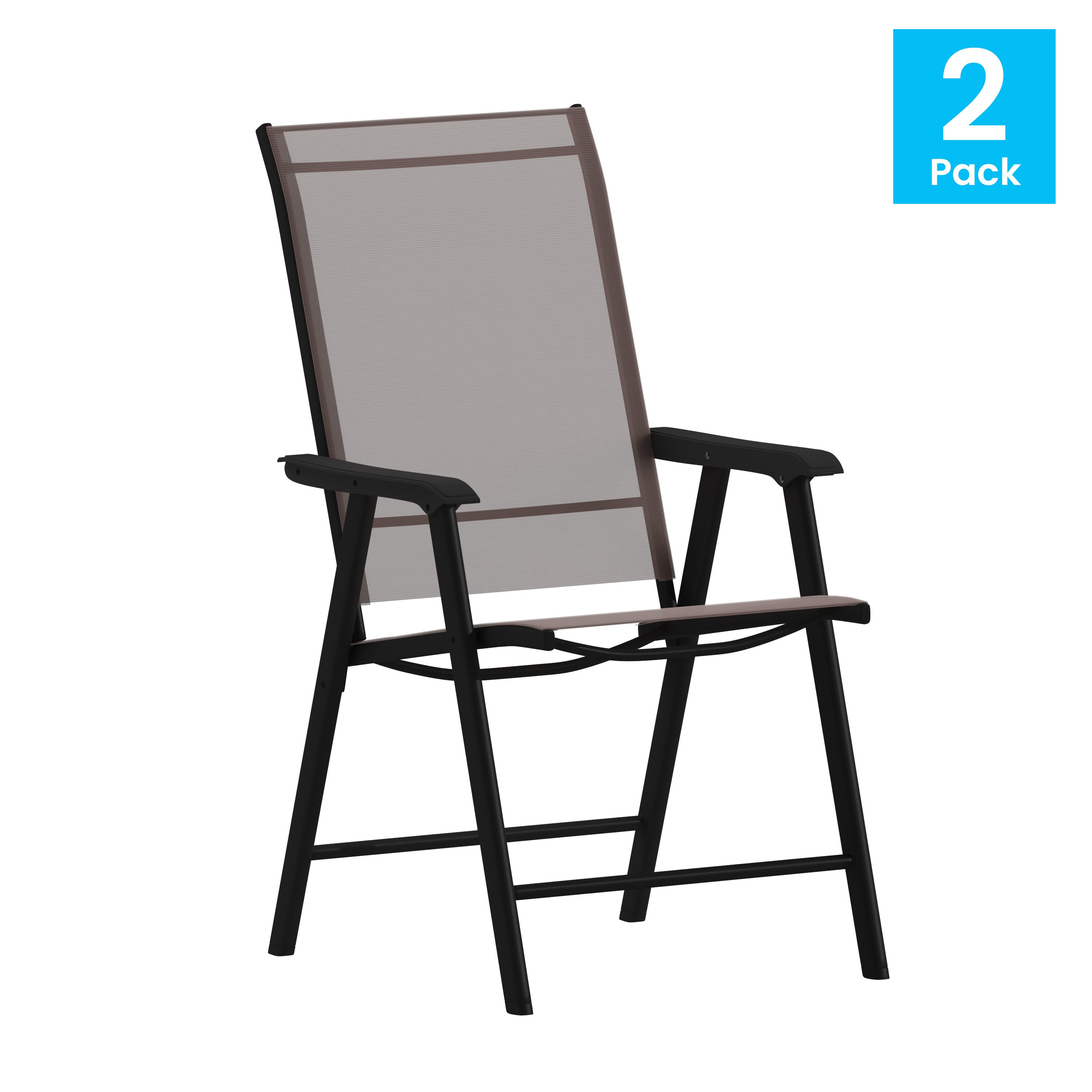 Black folding online chairs outdoor
