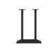 Black |#| Commercial 27x15 All Weather Double Table Base for 30" x 48" Tabletops in Black