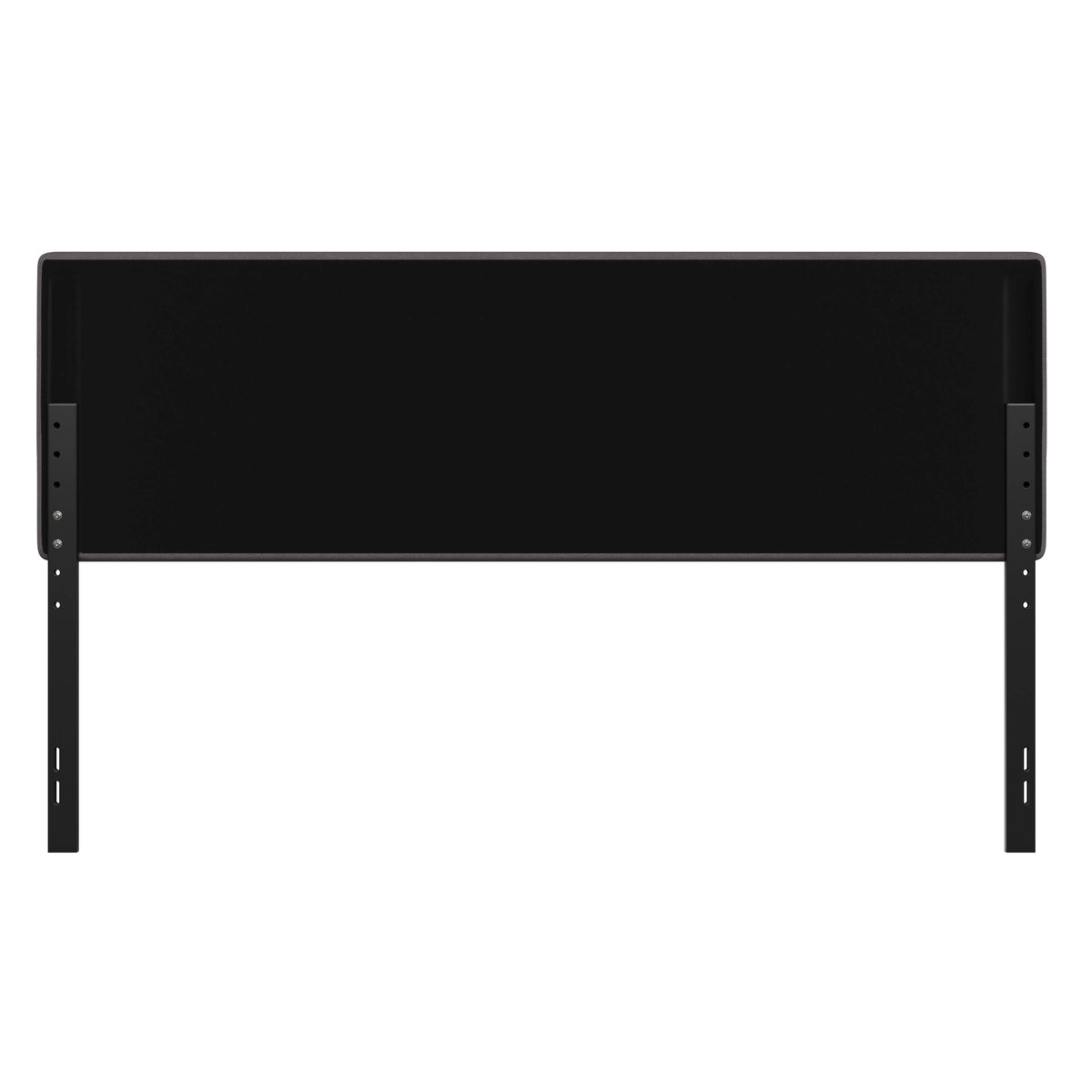 Gray,King |#| Universal Fit Tufted Upholstered Headboard in Gray Fabric - King