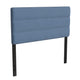 Blue,Full |#| Universal Fit Tufted Upholstered Headboard in Blue Fabric - Full