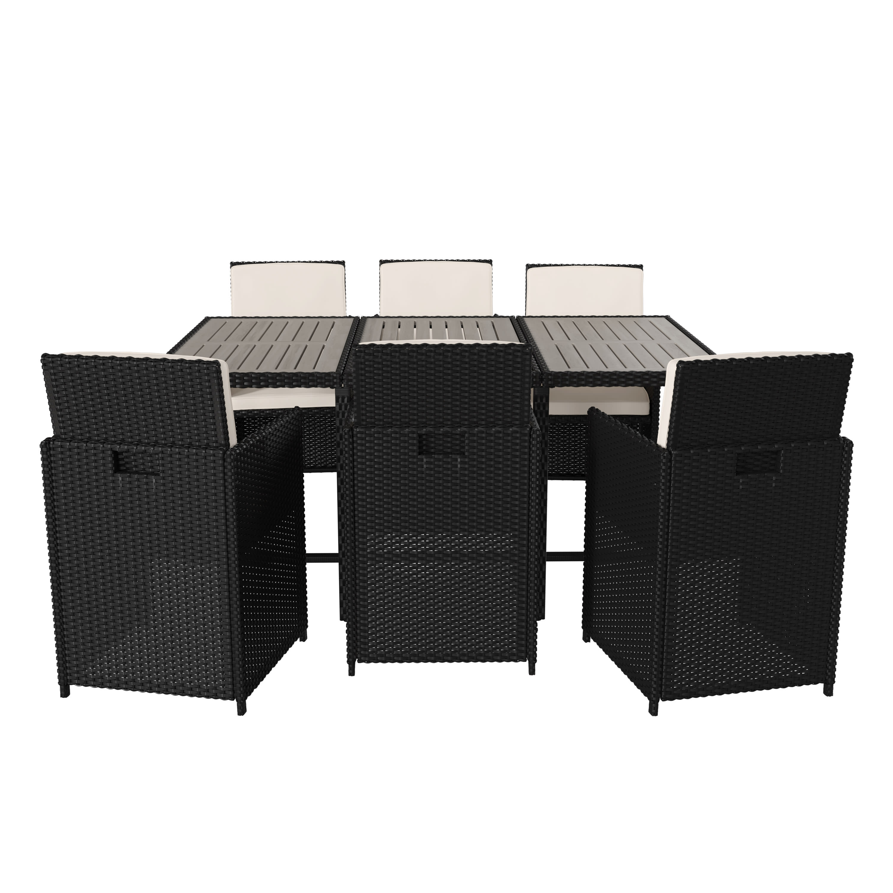Rattan cube best sale bistro set