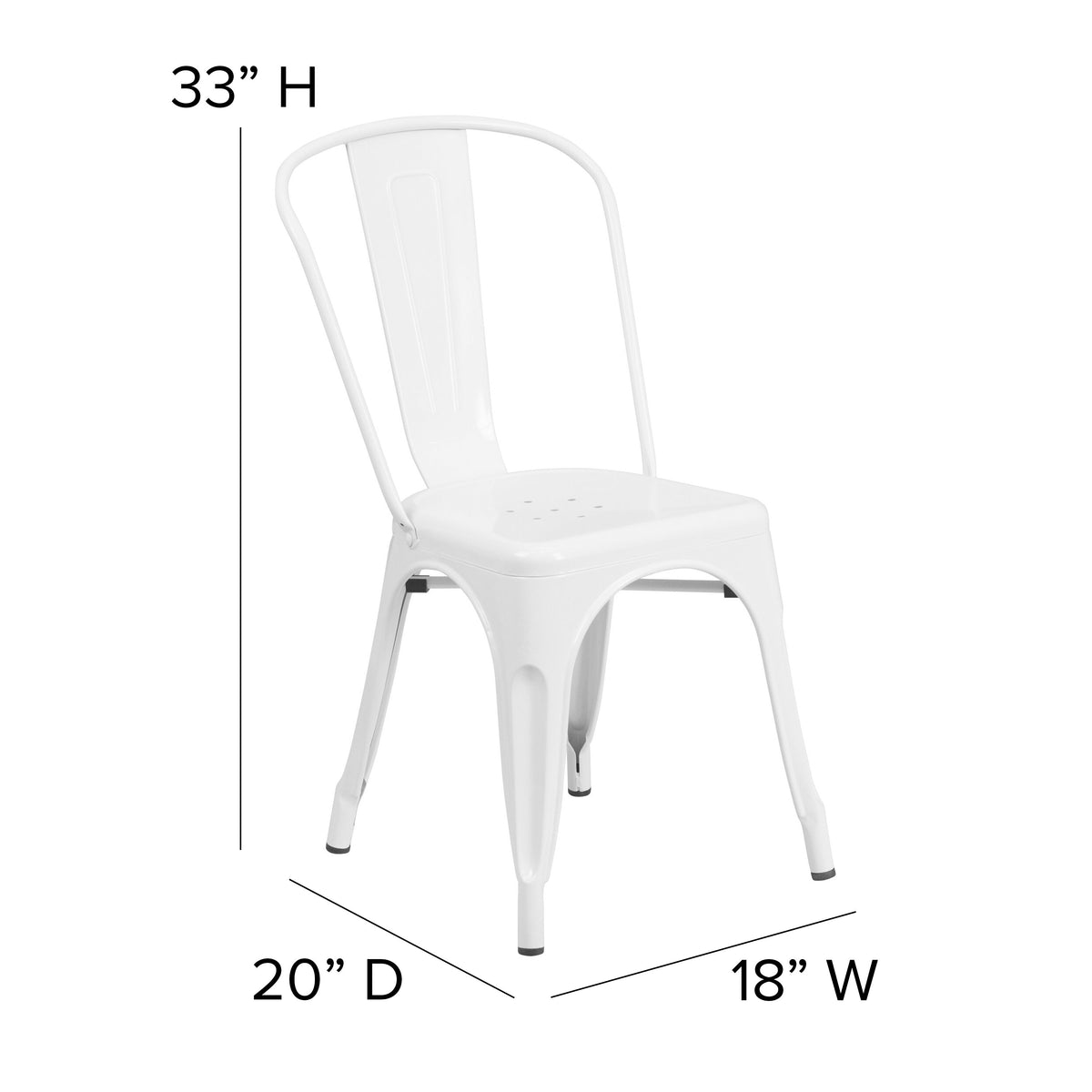 White/Gray |#| All-Weather Commercial Stack Chair & Poly Resin Seat - White/Gray