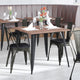 Black-Antique Gold/Black |#| All-Weather Commercial Stack Chair & Poly Resin Seat - Black-Antique Gold/Black