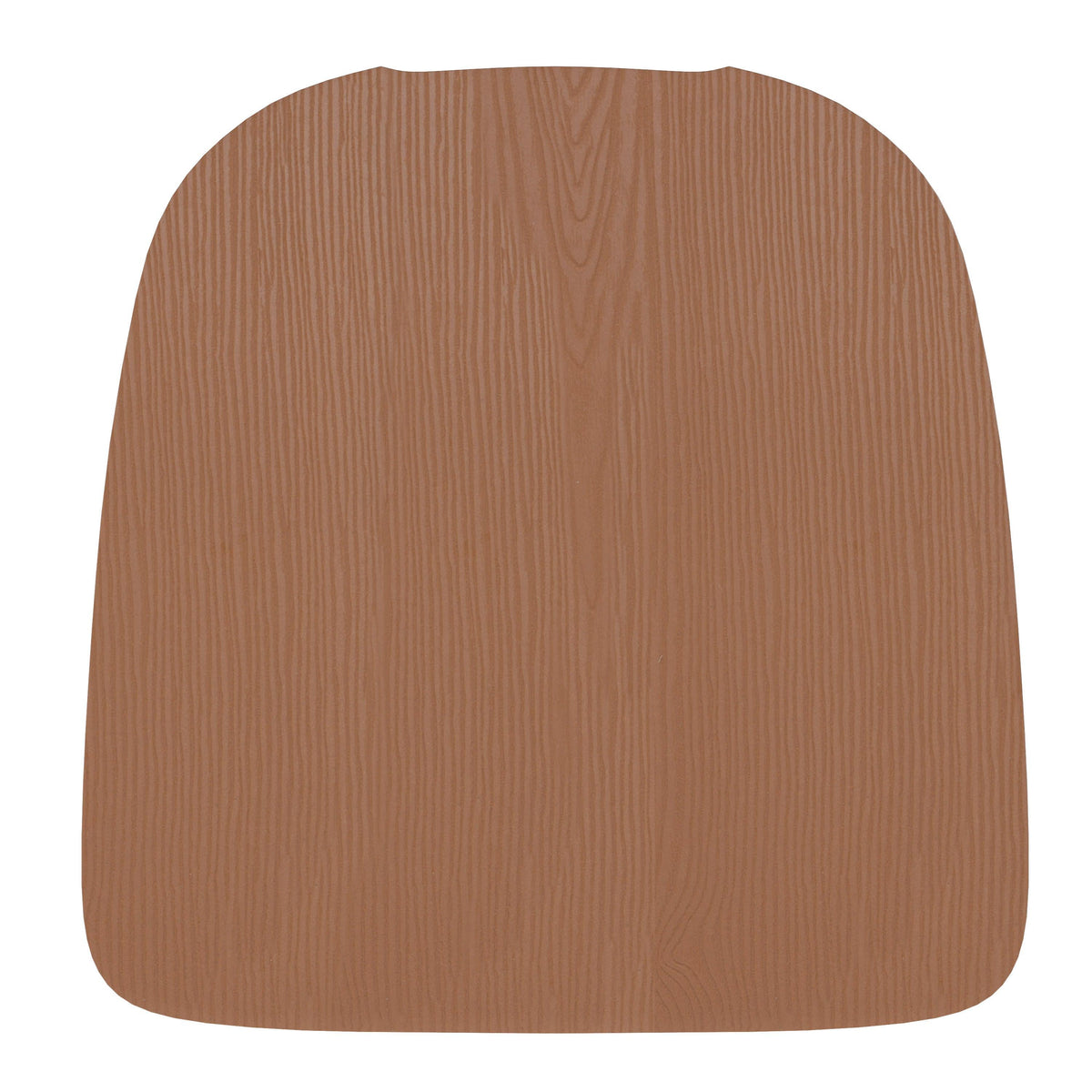 Teak |#| All-Weather Polystyrene Seat for Colorful Metal Stools and Chairs - Teak