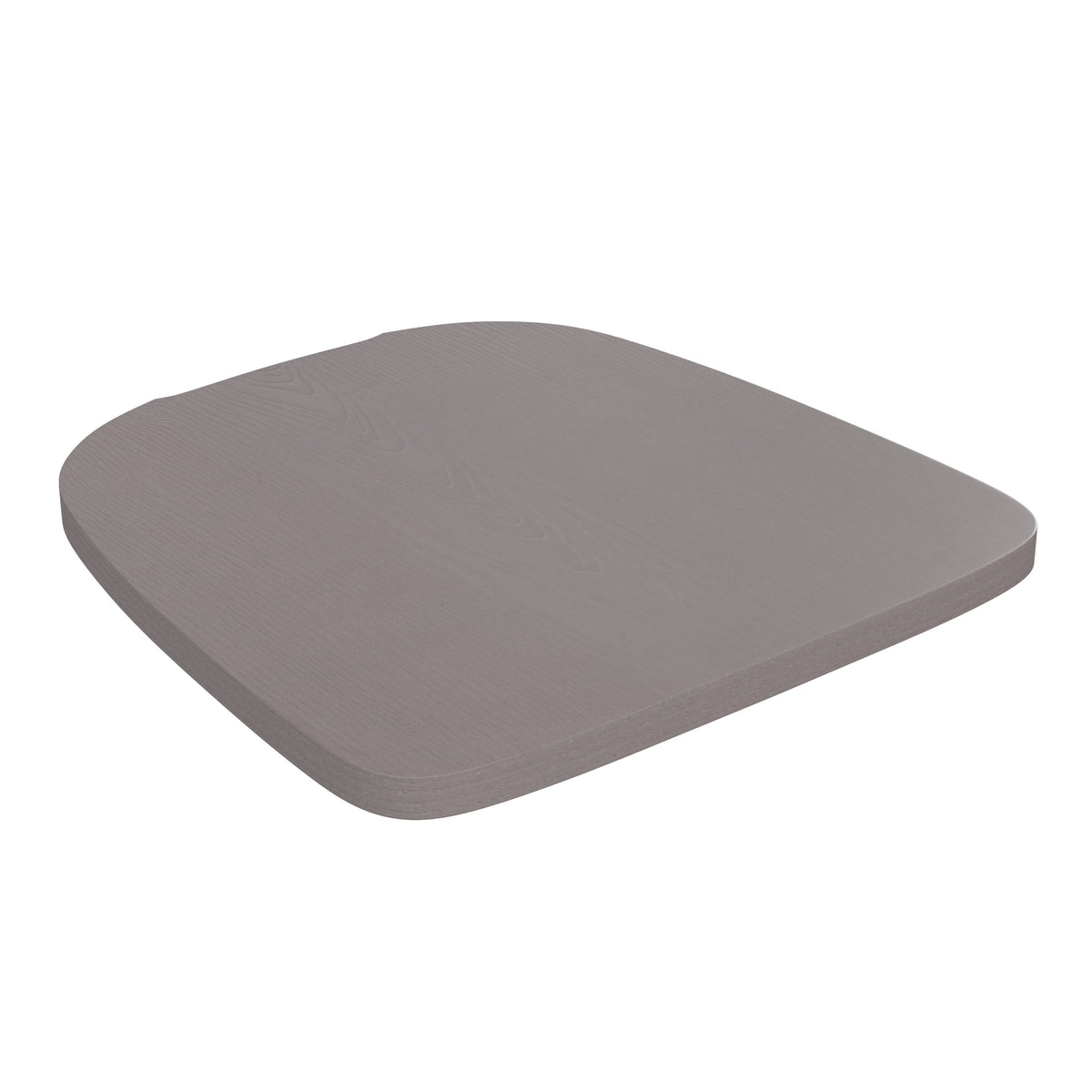 Gray |#| All-Weather Polystyrene Seat for Colorful Metal Stools and Chairs - Gray