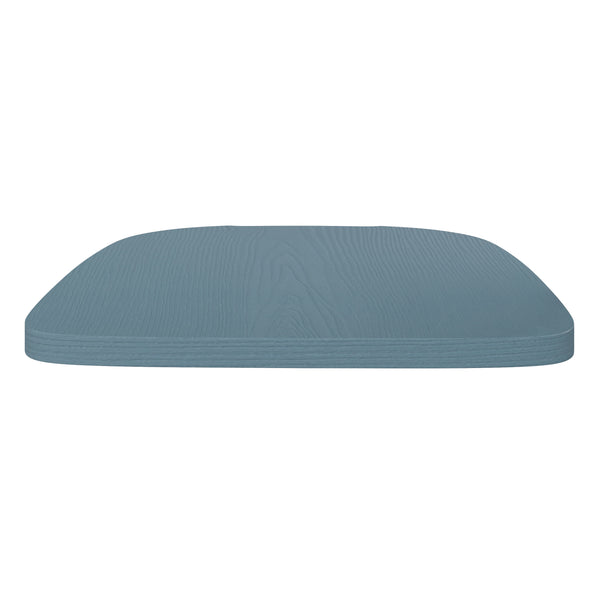 Teal-Blue |#| All-Weather Polystyrene Seat for Colorful Metal Stools and Chairs - Teal-Blue