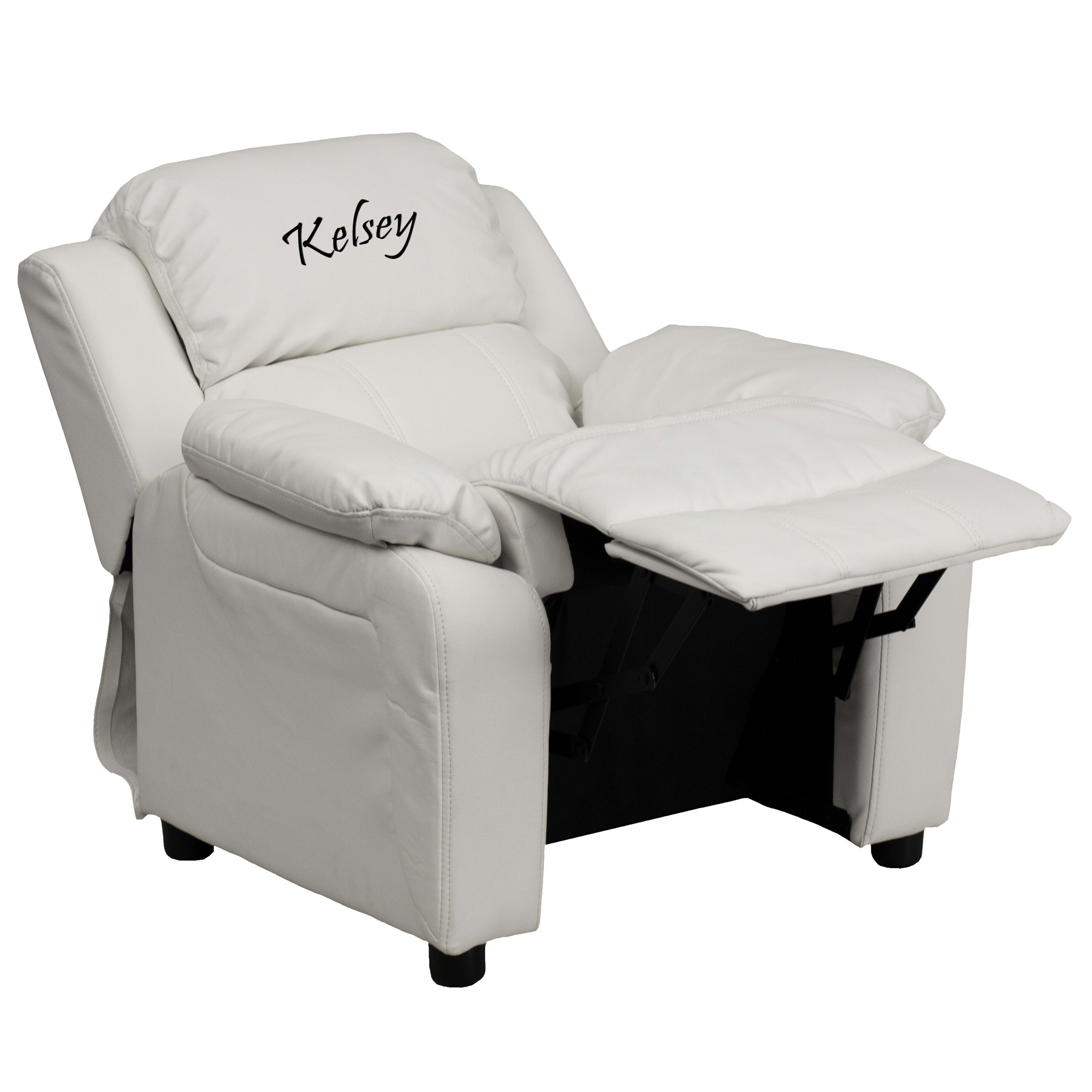 Child recliner shop with name
