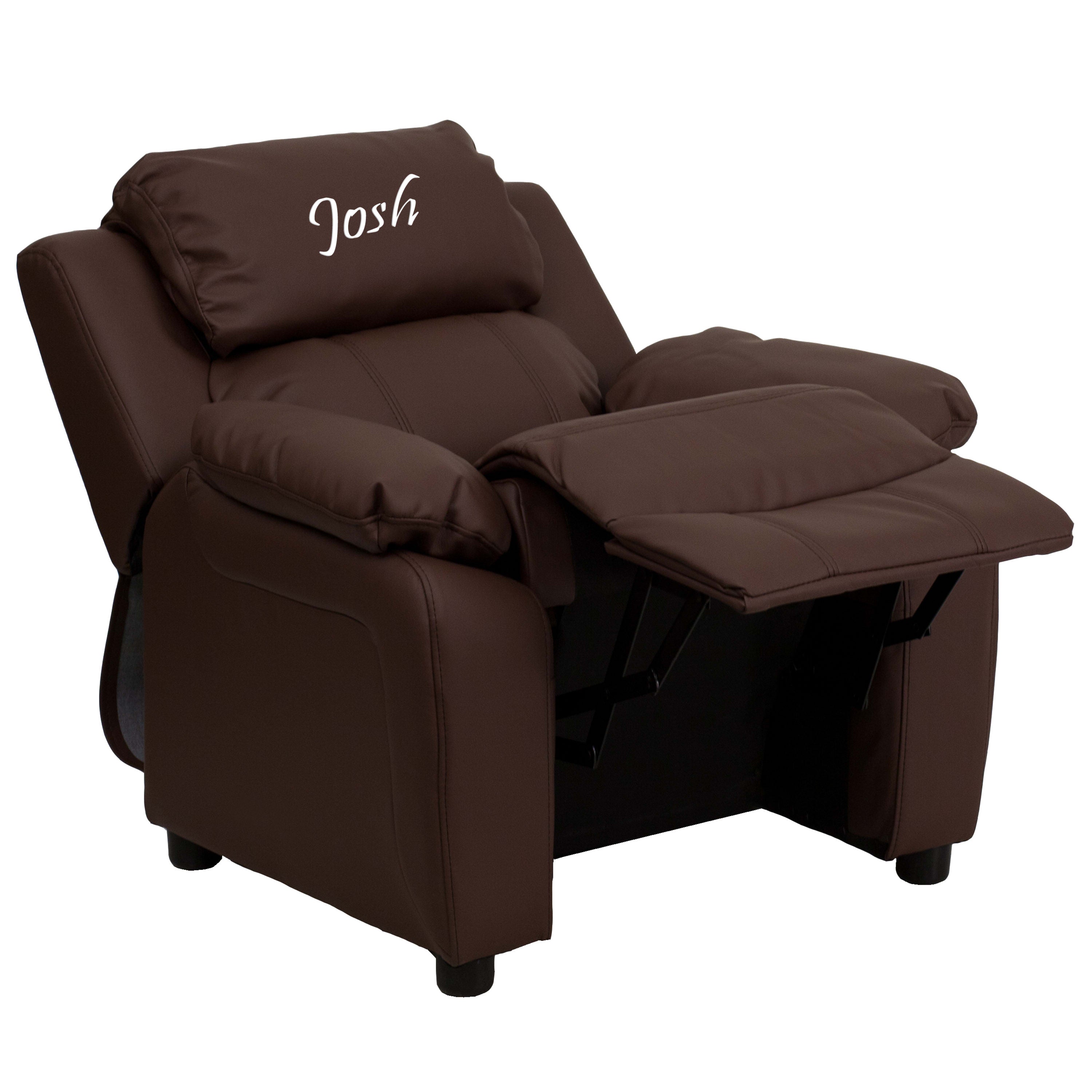 Child recliner shop with name
