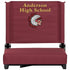 Personalized Grandstand Comfort Seats by Flash - 500 lb. Rated Stadium Chair with Handle & Ultra-Padded Seat