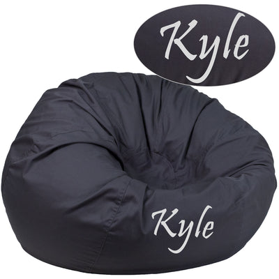 Personalized Oversized Bean Bag Chair for Kids and Adults - View 1