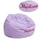 Lavender Dot |#| Personalized Small Lavender Dot Refillable Bean Bag Chair for Kids and Teens