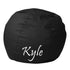 Black |#| Small Solid Black Refillable Bean Bag Chair for Kids and Teens