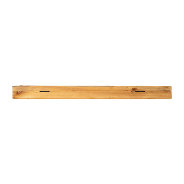 Weathered Brown,18.5"W x 2"D x 23.5"H |#| Solid Pine Weathered Brown Shadow Display Case with Linen Liner - 18 x 24