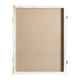 White Wash,18.5"W x 2"D x 23.5"H |#| Solid Pine Whitewash Shadow Display Case with Linen Liner - 18 x 24