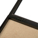 Black,11.5"W x 2"D x 14"H |#| Solid Pine Black Shadow Display Case with Linen Liner - 11 x 14