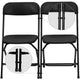 Black |#| Black Plastic Ganging Clips - Set of 2 - Designed To Fit .75inch Diameter Frames