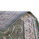 Green,4' Octagon |#| Medallion Motif Traditional Persian Style Round Area Rug in Green - 4' x 4'