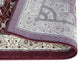 Burgundy,3' x 15' |#| Medallion Motif Traditional Persian Style Olefin  Area Rug in Burgundy - 3 x 15