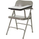 Premium Steel Beige Folding Chair with Left Handed Tablet Arm - Event Chair