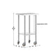 24"W x 18"D |#| Commercial Stainless Steel 18 Gauge Work Table with Undershelf and Casters-24x18