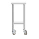 24"W x 18"D |#| Commercial Stainless Steel 18 Gauge Work Table with Undershelf and Casters-24x18