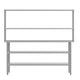 72"W x 30"D |#| Commercial Stainless Steel Work Table with 2 Overshelves and Undershelves-30x72
