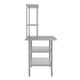 72"W x 30"D |#| Commercial Stainless Steel Work Table with 2 Overshelves and Undershelves-30x72