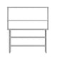 60"W x 24"D |#| Commercial Stainless Steel Work Table with 2 Overshelves and Undershelves-24x60