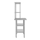 60"W x 24"D |#| Commercial Stainless Steel Work Table with 2 Overshelves and Undershelves-24x60