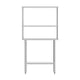 24"W x 36"D |#| Commercial Stainless Steel Work Table with 2 Overshelves and 1 Undershef-24x36