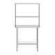 24"W x 36"D |#| Commercial Stainless Steel Work Table with 2 Overshelves and 1 Undershef-24x36