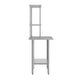 60"W x 24"D |#| Commercial Stainless Steel Work Table with 2 Overshelves and 1 Undershef-24x60