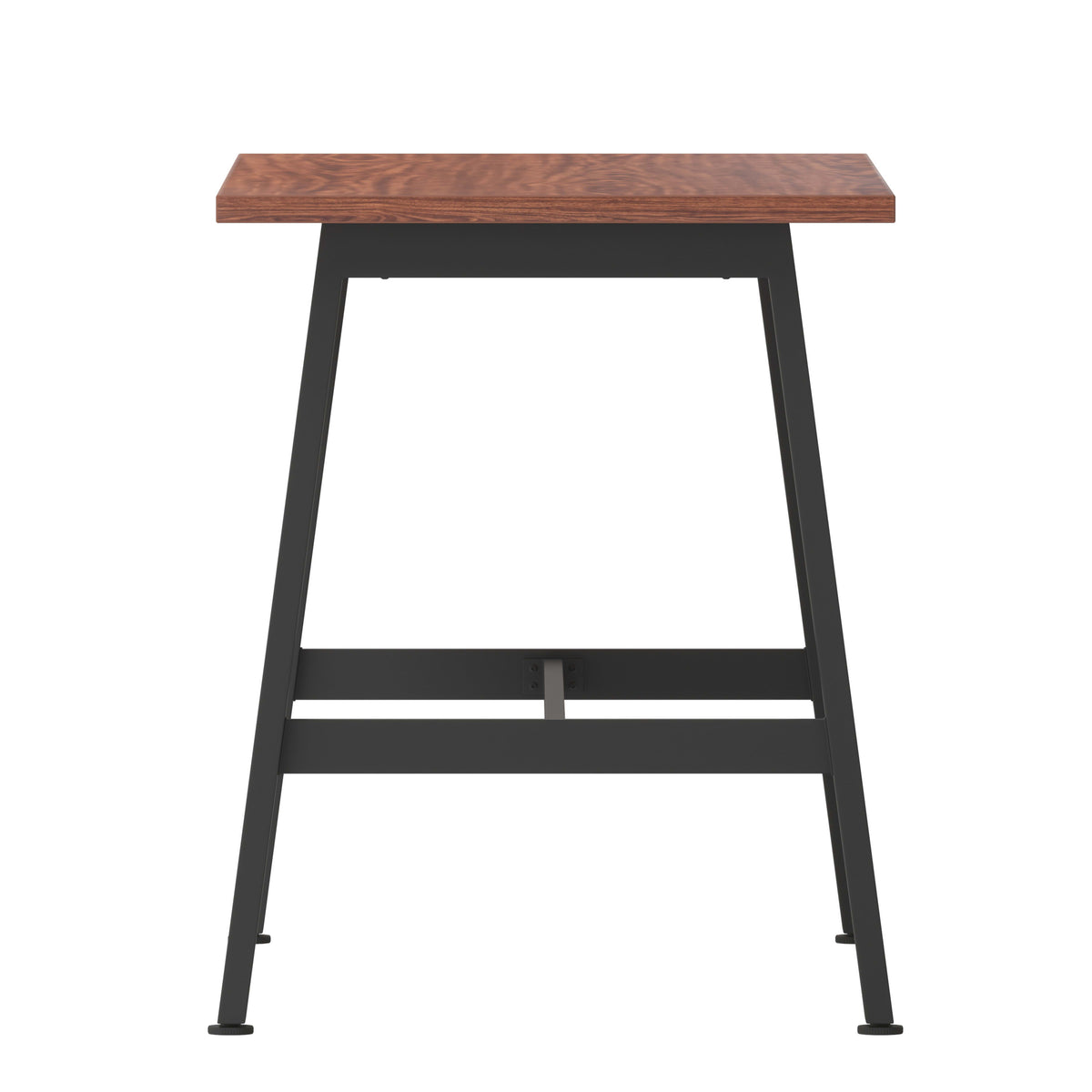 Walnut |#| Commercial 48x24 Conference Table with Laminate Top and A-Frame Base - Walnut