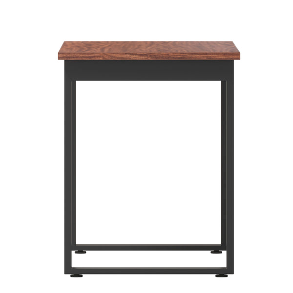 Walnut |#| Commercial 48x24 Conference Table with Laminate Top and U-Frame Base - Walnut