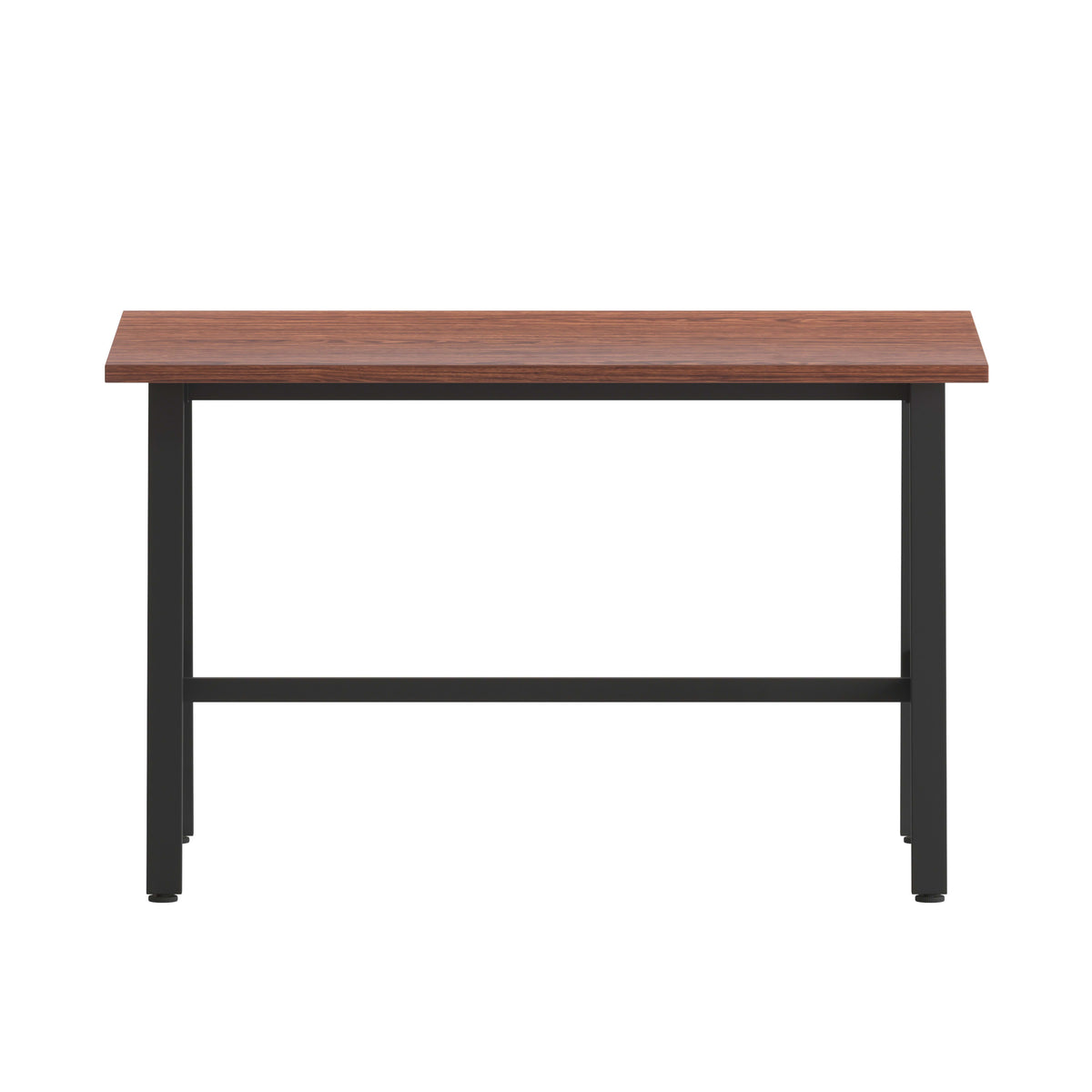 Walnut |#| Commercial 48x30 Conference Table with Laminate Top and A-Frame Base - Walnut