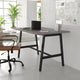 Gray Oak |#| Commercial 48x30 Conference Table with Laminate Top and A-Frame Base - Gray Oak