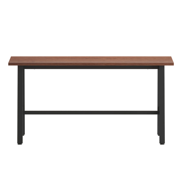 Walnut |#| Commercial 60x24 Conference Table with Laminate Top and A-Frame Base - Walnut