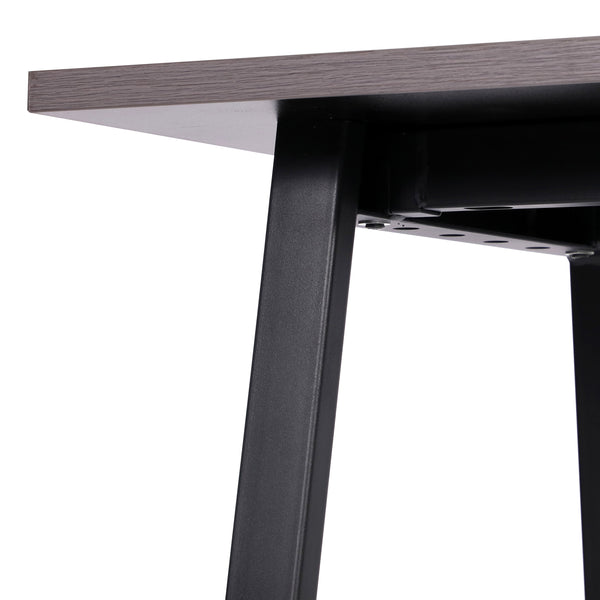 Gray Oak |#| Commercial 60x24 Conference Table with Laminate Top and A-Frame Base - Gray Oak