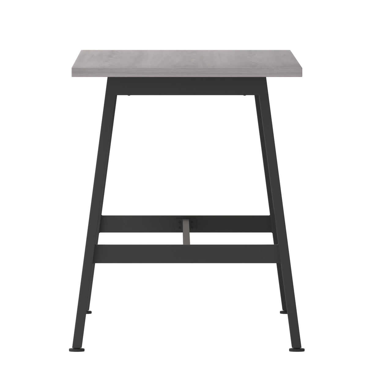 Gray Oak |#| Commercial 60x24 Conference Table with Laminate Top and A-Frame Base - Gray Oak