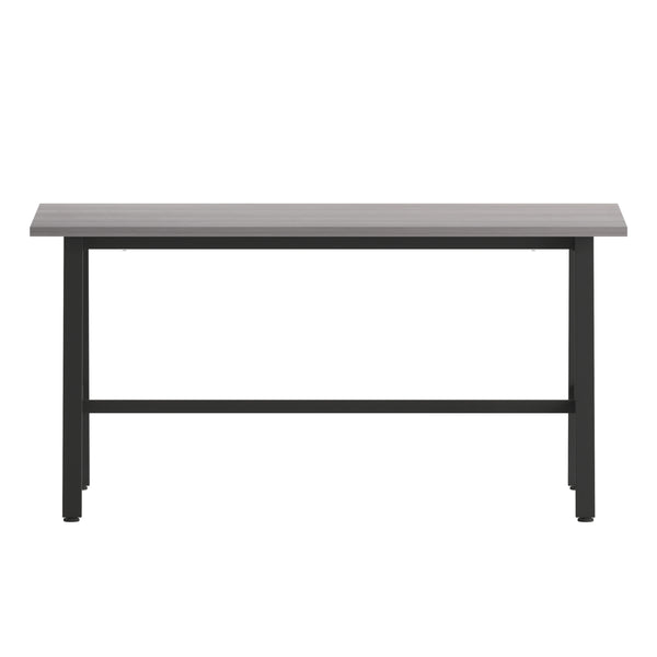 Gray Oak |#| Commercial 60x24 Conference Table with Laminate Top and A-Frame Base - Gray Oak