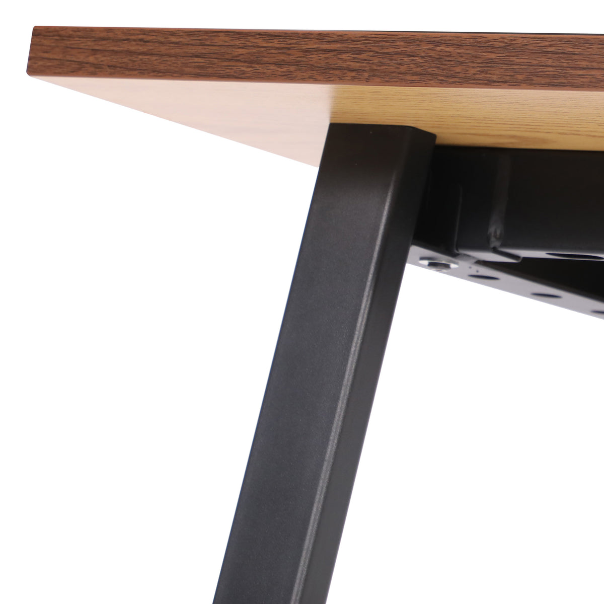 Walnut |#| Commercial 60x24 Conference Table with Laminate Top and A-Frame Base - Walnut