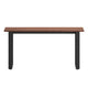 Walnut |#| Commercial 60x24 Conference Table with Laminate Top and U-Frame Base - Walnut